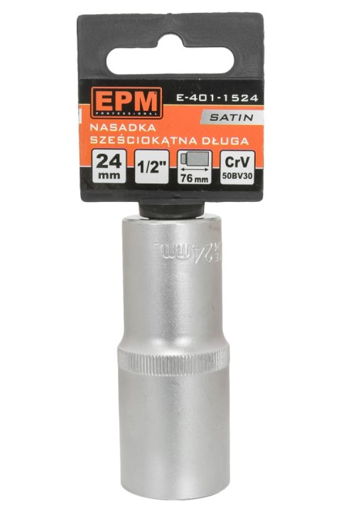 EPM NASADKA DŁUGA 1/2'' 6-KĄTNA SATIN 17MM EPM NASADKA DŁUGA 1/2'' 6-KĄTNA SATIN 17MM