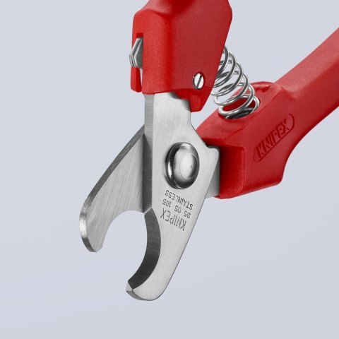 KNIPEX NOŻYCE DO KABLI 165MM, RĘKOJEŚĆ Z TWORZYWA KNIPEX NOŻYCE DO KABLI 165MM, RĘKOJEŚĆ Z TWORZYWA