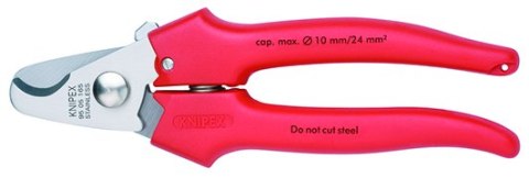 KNIPEX NOŻYCE DO KABLI 165MM, RĘKOJEŚĆ Z TWORZYWA KNIPEX NOŻYCE DO KABLI 165MM, RĘKOJEŚĆ Z TWORZYWA