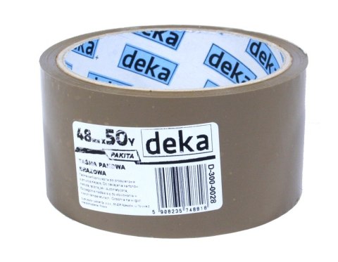 DEKA TAŚMA PAKOWA PAKITA BRĄZOWA 48MM*50Y DEKA TAŚMA PAKOWA PAKITA BRĄZOWA 48MM*50Y