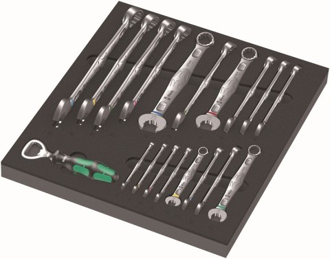 WERA WKŁADKA PIANKOWA 6003 JOKER, SET 1, 19 CZ.