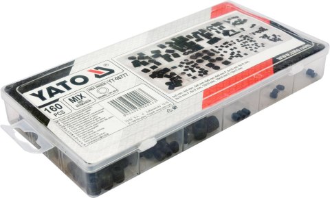 YATO 160 SZT ŚRUB IMBUSOWYCH BEZ ŁBA USTALAJĄCE MIX YATO 160 SZT ŚRUB IMBUSOWYCH BEZ ŁBA USTALAJĄCE MIX