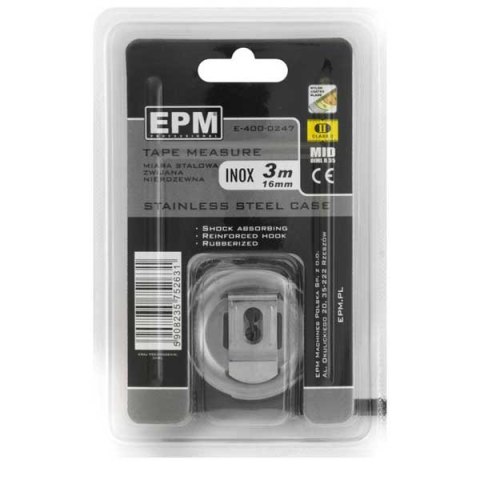 EPM MIARA ZWIJANA INOX 3M*16MM EPM MIARA ZWIJANA INOX 3M*16MM