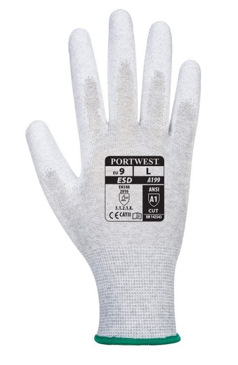 PORTWEST RĘKAWICE ANTYSTATYCZNE POWLEKANE PU A199 ROZMIAR XL PORTWEST RĘKAWICE ANTYSTATYCZNE POWLEKANE PU A199 ROZMIAR XL