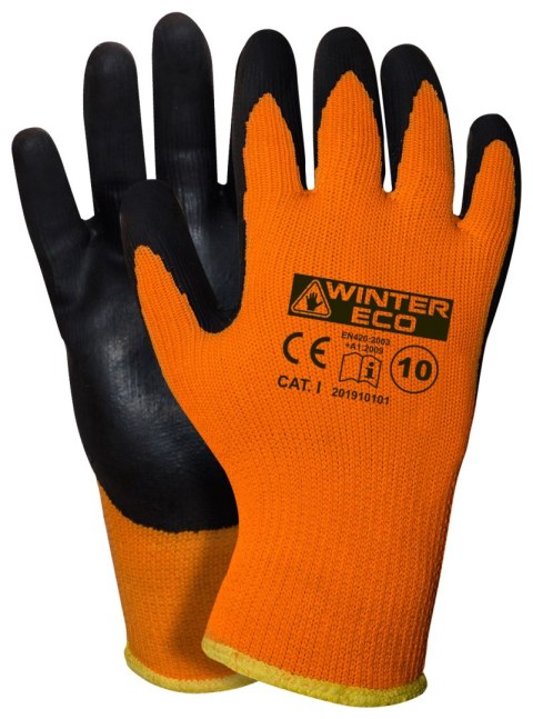 UN RĘKAWICE POWLEKANE, OCIEPLANE WINTER ECO/W100 ROZMIAR 10 UN RĘKAWICE POWLEKANE, OCIEPLANE WINTER ECO/W100 ROZMIAR 10