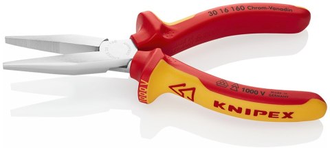 KNIPEX SZCZYPCE IZOLOWANE PŁASKIE WYDŁUŻONE 160MM KNIPEX SZCZYPCE IZOLOWANE PŁASKIE WYDŁUŻONE 160MM