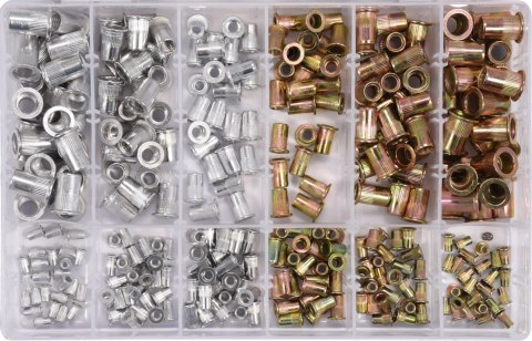 YATO ZESTA NITONAKRĘTEK STAL, ALU MIX M3-M10 300SZT YATO ZESTA NITONAKRĘTEK STAL, ALU MIX M3-M10 300SZT