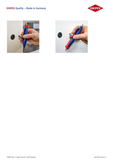 KNIPEX KLUCZ WIELOFUNKCYJNY DO SZAF STEROWNICZYCH KNIPEX KLUCZ WIELOFUNKCYJNY DO SZAF STEROWNICZYCH