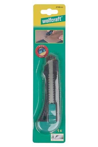 WOLFCRAFT NÓŻ LEKKI Z OSTRZEM 18MM WOLFCRAFT NÓŻ LEKKI Z OSTRZEM 18MM