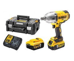 DEWALT KLUCZ UDAROWY XR 1/2'' 18V 2*5.0AH TSTAK 1625 NM