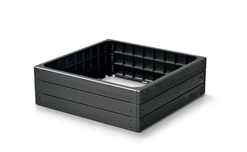 PROSPERPLAST RABATA OGRODOWA BASE WOODY IBWS 756X756X250MM - ANTRACYT PROSPERPLAST RABATA OGRODOWA BASE WOODY IBWS 756X756X250MM - ANTRACYT