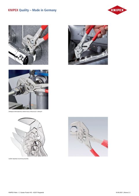 KNIPEX SZCZYPCE-KLUCZ MINI 150MM KNIPEX SZCZYPCE-KLUCZ MINI 150MM