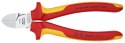 KNIPEX SZCZYPCE TNĄCE BOCZNE IZOLOWANE 160MM