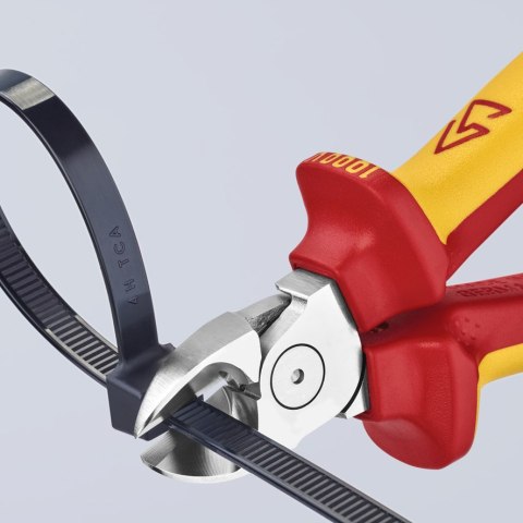KNIPEX SZCZYPCE TNĄCE BOCZNE IZOLOWANE 160MM KNIPEX SZCZYPCE TNĄCE BOCZNE IZOLOWANE 160MM