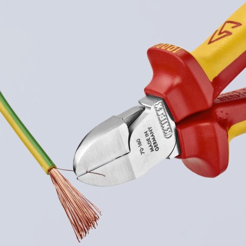 KNIPEX SZCZYPCE TNĄCE BOCZNE IZOLOWANE 160MM KNIPEX SZCZYPCE TNĄCE BOCZNE IZOLOWANE 160MM