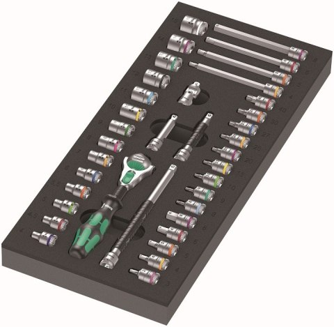 WERA WKŁADKA PIANKOWA ZYKLOP 1/4'' 8000 A, SET 1, 37CZ. WERA WKŁADKA PIANKOWA ZYKLOP 1/4'' 8000 A, SET 1, 37CZ.