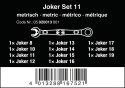 WERA ZESTAW KLUCZY PŁASKO-OCZKOWYCH Z GRZECHOTKĄ JOKER