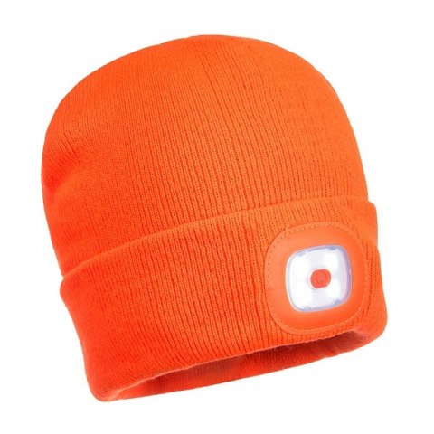 PORTWEST CZAPKA B029 Z LAMPKĄ LED/USB POMARAŃCZOWA PORTWEST CZAPKA B029 Z LAMPKĄ LED/USB POMARAŃCZOWA