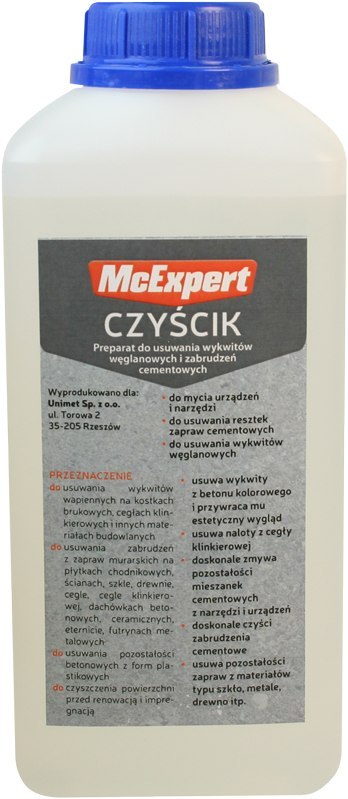 MC EXPERT CZYŚCIK DO ZAPRAW MURARSKICH NA NARZĘDZIACH 1L MC EXPERT CZYŚCIK DO ZAPRAW MURARSKICH NA NARZĘDZIACH 1L