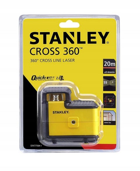 STANLEY LASER PŁASZCZYZNOWY SLL360 NEXT GENERATION-CZERWONY STANLEY LASER PŁASZCZYZNOWY SLL360 NEXT GENERATION-CZERWONY