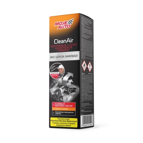 MOJE AUTO ODŚWIEŻACZ KLIMATYZACJI I NAWIEWÓW BLACK-150 ML MOJE AUTO ODŚWIEŻACZ KLIMATYZACJI I NAWIEWÓW BLACK-150 ML