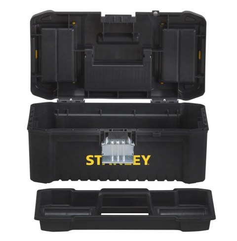 STANLEY SKRZYNKA NARZĘDZIOWA ESSENTIAL ZATRZASKI METALOWE 12,5 STANLEY SKRZYNKA NARZĘDZIOWA ESSENTIAL ZATRZASKI METALOWE 12,5