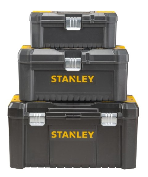STANLEY SKRZYNKA NARZĘDZIOWA ESSENTIAL ZATRZASKI METALOWE 12,5 STANLEY SKRZYNKA NARZĘDZIOWA ESSENTIAL ZATRZASKI METALOWE 12,5