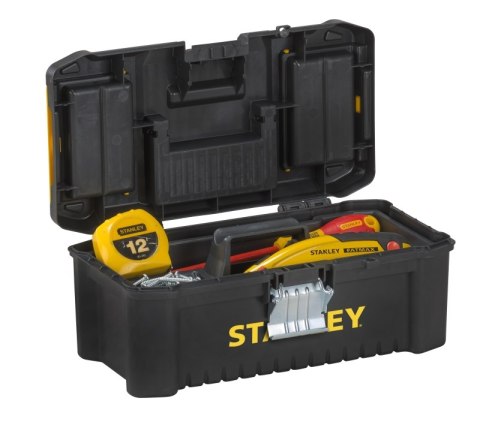 STANLEY SKRZYNKA NARZĘDZIOWA ESSENTIAL ZATRZASKI METALOWE 12,5 STANLEY SKRZYNKA NARZĘDZIOWA ESSENTIAL ZATRZASKI METALOWE 12,5