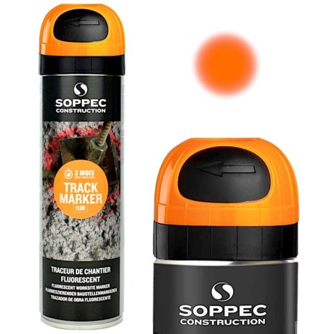 SOPPEC SOPPEC SPRAY GEODEZYJNY TRACK MARKER POMARAŃCZOWY 500ML SOPPEC SOPPEC SPRAY GEODEZYJNY TRACK MARKER POMARAŃCZOWY 500ML