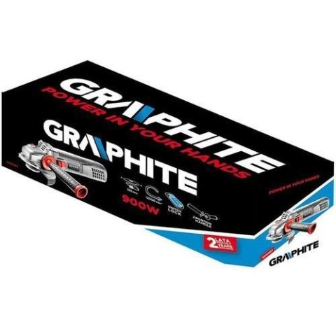 GRAPHITE SZLIFIERKA KĄTOWA 125MM 900W 3000-12000 MIN/1 GRAPHITE SZLIFIERKA KĄTOWA 125MM 900W 3000-12000 MIN/1