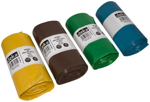 DEKA WOREK RECYKLING ZIELONY SZKŁO 120L A10 DEKA WOREK RECYKLING ZIELONY SZKŁO 120L A10