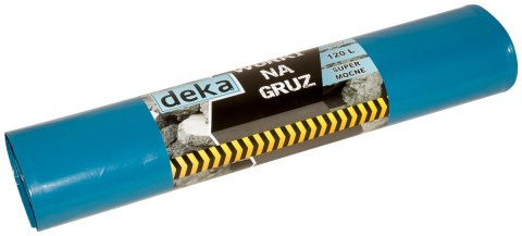 DEKA WORKI NA GRUZ MOCNE NIEBIESKIE 120L A10 DEKA WORKI NA GRUZ MOCNE NIEBIESKIE 120L A10