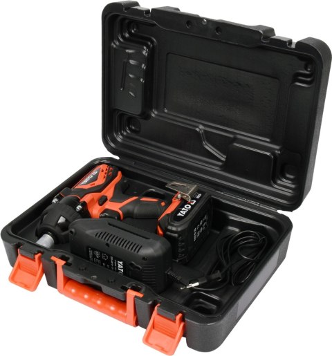 YATO KLUCZ UDAROWY 18V 1/2'' 300NM 2.0AH YATO KLUCZ UDAROWY 18V 1/2'' 300NM 2.0AH