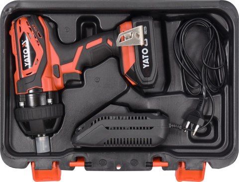 YATO KLUCZ UDAROWY 18V 1/2'' 300NM 2.0AH YATO KLUCZ UDAROWY 18V 1/2'' 300NM 2.0AH