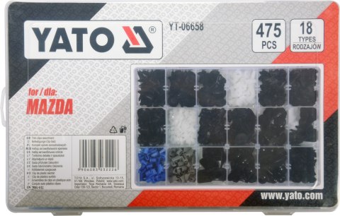 YATO KOMPLET SPINEK SAMOCHODOWYCH MAZDA 475SZT YATO KOMPLET SPINEK SAMOCHODOWYCH MAZDA 475SZT