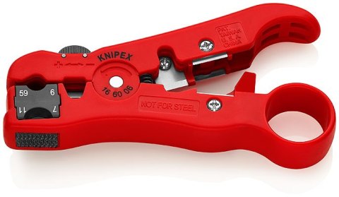 KNIPEX ŚCIĄGACZ IZOLACJI Z KABLI KONCENTRYCZNYCH I TELEINFORMATYCZN KNIPEX ŚCIĄGACZ IZOLACJI Z KABLI KONCENTRYCZNYCH I TELEINFORMATYCZN