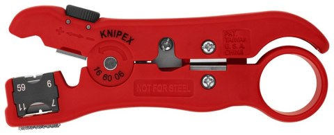 KNIPEX ŚCIĄGACZ IZOLACJI Z KABLI KONCENTRYCZNYCH I TELEINFORMATYCZN KNIPEX ŚCIĄGACZ IZOLACJI Z KABLI KONCENTRYCZNYCH I TELEINFORMATYCZN