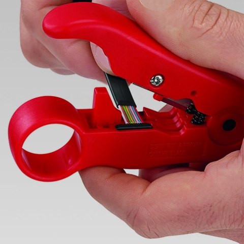 KNIPEX ŚCIĄGACZ IZOLACJI Z KABLI KONCENTRYCZNYCH I TELEINFORMATYCZN KNIPEX ŚCIĄGACZ IZOLACJI Z KABLI KONCENTRYCZNYCH I TELEINFORMATYCZN