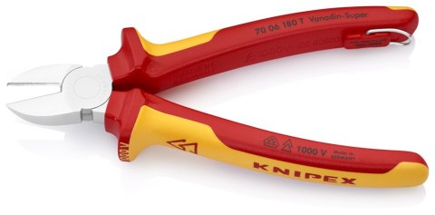 KNIPEX SZCZYPCE BOCZNE TNĄCE 180MM KNIPEX SZCZYPCE BOCZNE TNĄCE 180MM