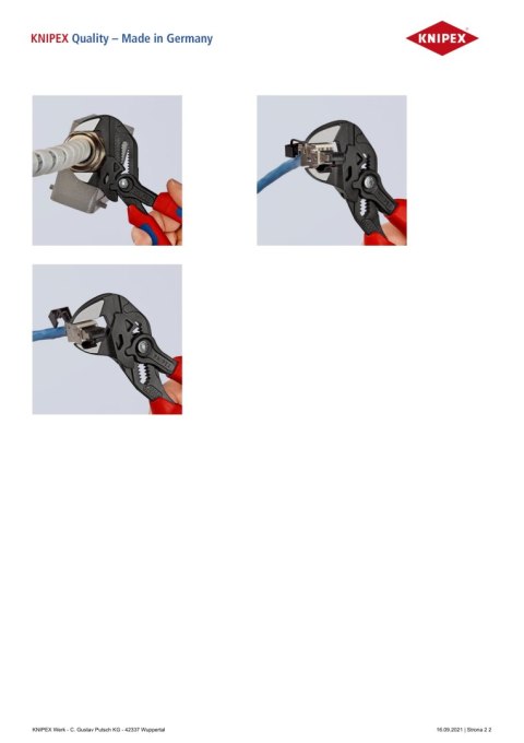 KNIPEX SZCZYPCE-KLUCZ 180MM KNIPEX SZCZYPCE-KLUCZ 180MM