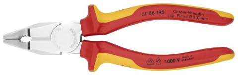 KNIPEX SZCZYPCE UNIWERSALNE VDE 1000V 190MM KNIPEX SZCZYPCE UNIWERSALNE VDE 1000V 190MM