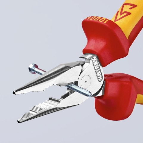 KNIPEX SZCZYPCE UNIWERSALNE Z OSTRO ZAKOŃCZONYMI SZCZĘKAMI PCV145MM KNIPEX SZCZYPCE UNIWERSALNE Z OSTRO ZAKOŃCZONYMI SZCZĘKAMI PCV145MM