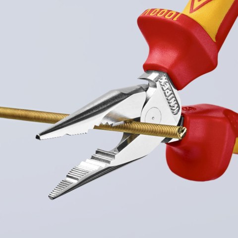 KNIPEX SZCZYPCE UNIWERSALNE Z OSTRO ZAKOŃCZONYMI SZCZĘKAMI PCV145MM KNIPEX SZCZYPCE UNIWERSALNE Z OSTRO ZAKOŃCZONYMI SZCZĘKAMI PCV145MM