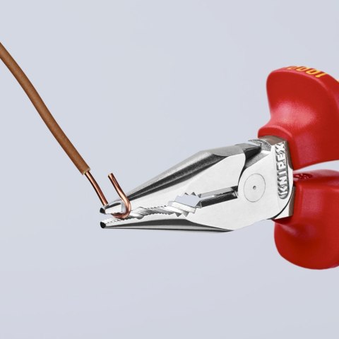 KNIPEX SZCZYPCE UNIWERSALNE Z OSTRO ZAKOŃCZONYMI SZCZĘKAMI PCV145MM KNIPEX SZCZYPCE UNIWERSALNE Z OSTRO ZAKOŃCZONYMI SZCZĘKAMI PCV145MM