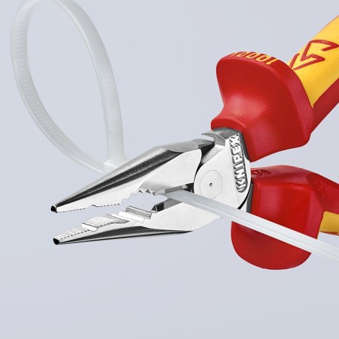 KNIPEX SZCZYPCE UNIWERSALNE Z OSTRO ZAKOŃCZONYMI SZCZĘKAMI PCV145MM KNIPEX SZCZYPCE UNIWERSALNE Z OSTRO ZAKOŃCZONYMI SZCZĘKAMI PCV145MM