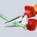 KNIPEX SZCZYPCE UNIWERSALNE Z OSTRO ZAKOŃCZONYMI SZCZĘKAMI PCV145MM