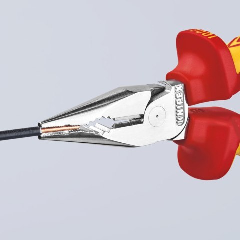 KNIPEX SZCZYPCE UNIWERSALNE Z OSTRO ZAKOŃCZONYMI SZCZĘKAMI PCV145MM KNIPEX SZCZYPCE UNIWERSALNE Z OSTRO ZAKOŃCZONYMI SZCZĘKAMI PCV145MM