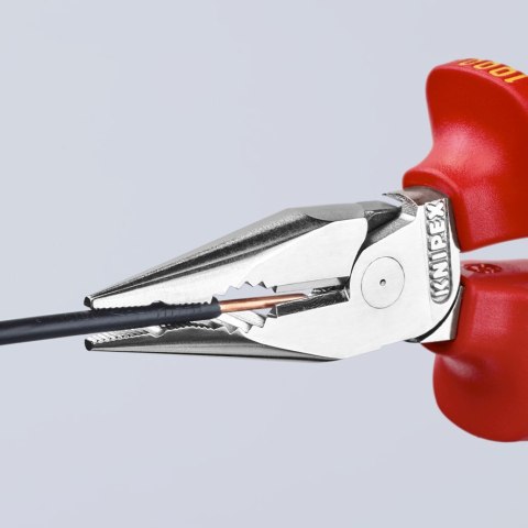 KNIPEX SZCZYPCE UNIWERSALNE Z OSTRO ZAKOŃCZONYMI SZCZĘKAMI PCV145MM KNIPEX SZCZYPCE UNIWERSALNE Z OSTRO ZAKOŃCZONYMI SZCZĘKAMI PCV145MM