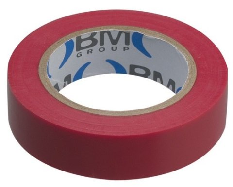BM GROUP TAŚMA ELEKTROIZOLACYJNA 25M*19MM CZERWONA BM GROUP TAŚMA ELEKTROIZOLACYJNA 25M*19MM CZERWONA