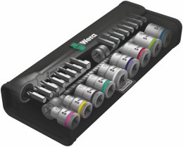WERA ZESTAW KLUCZY NASADOWYCH 3/8''ZYKLOP METAL,+GRZECHOTKA 29CZ.